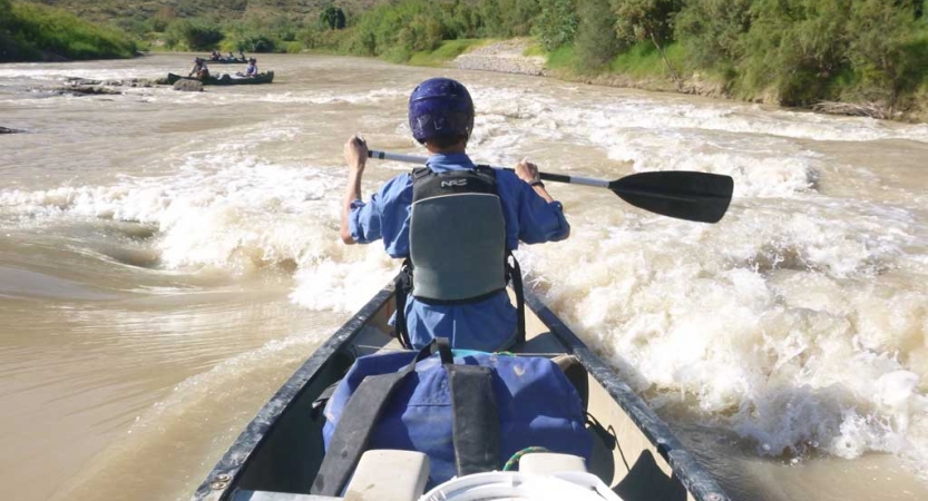 whitewater canoeing big bend outdoor leadership